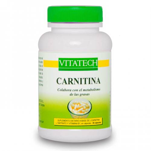 similares l carnitina L-Carnitina, 500 mg, 60 cápsulas vegetales